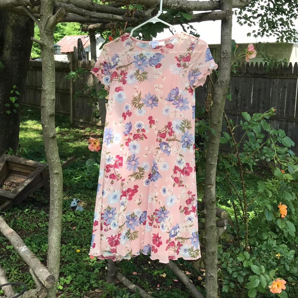 🌸Love, Fire 🖤 Pink Dress🌸
